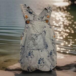 Bluey Baby Overall Shorts 6-9 Mo